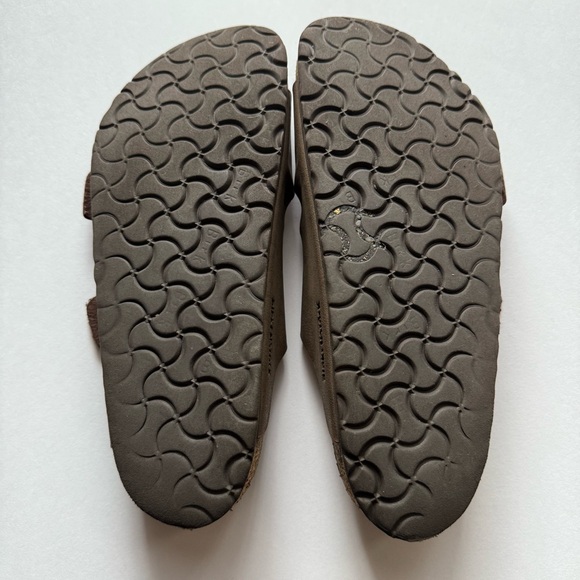 Birkenstock Arizona Birko-Flor Dark Brown Sandals - Picture 5 of 8